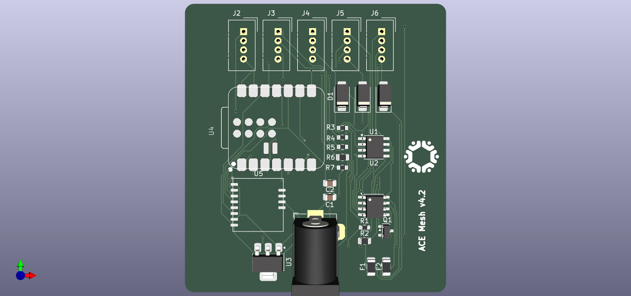 ACE LoRa mesh PCB rev4.3